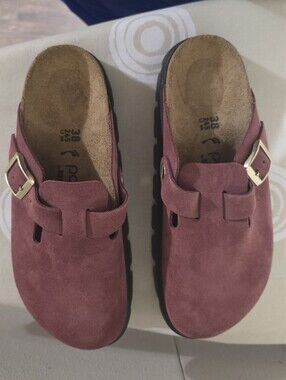 New Birkenstock Papillio Boston Chunky Sz 38 *So Pretty*